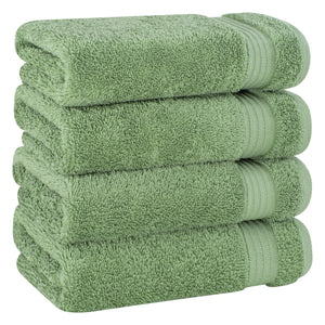 American Soft Linen Bekos 100% Cotton Turkish Towels, 4 Piece Hand Towel Set