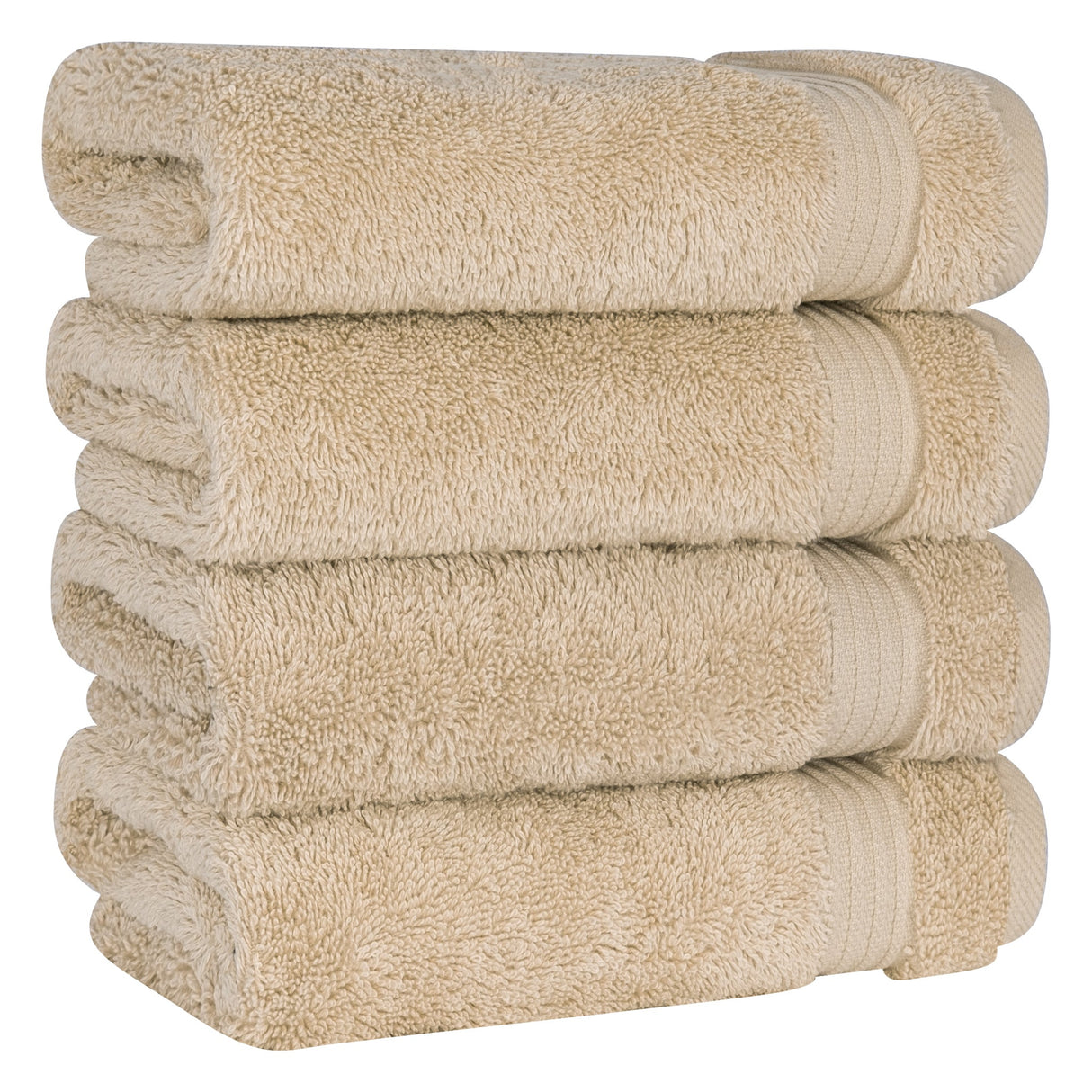 American Soft Linen Bekos 100% Cotton Turkish Towels, 4 Piece Hand Towel Set