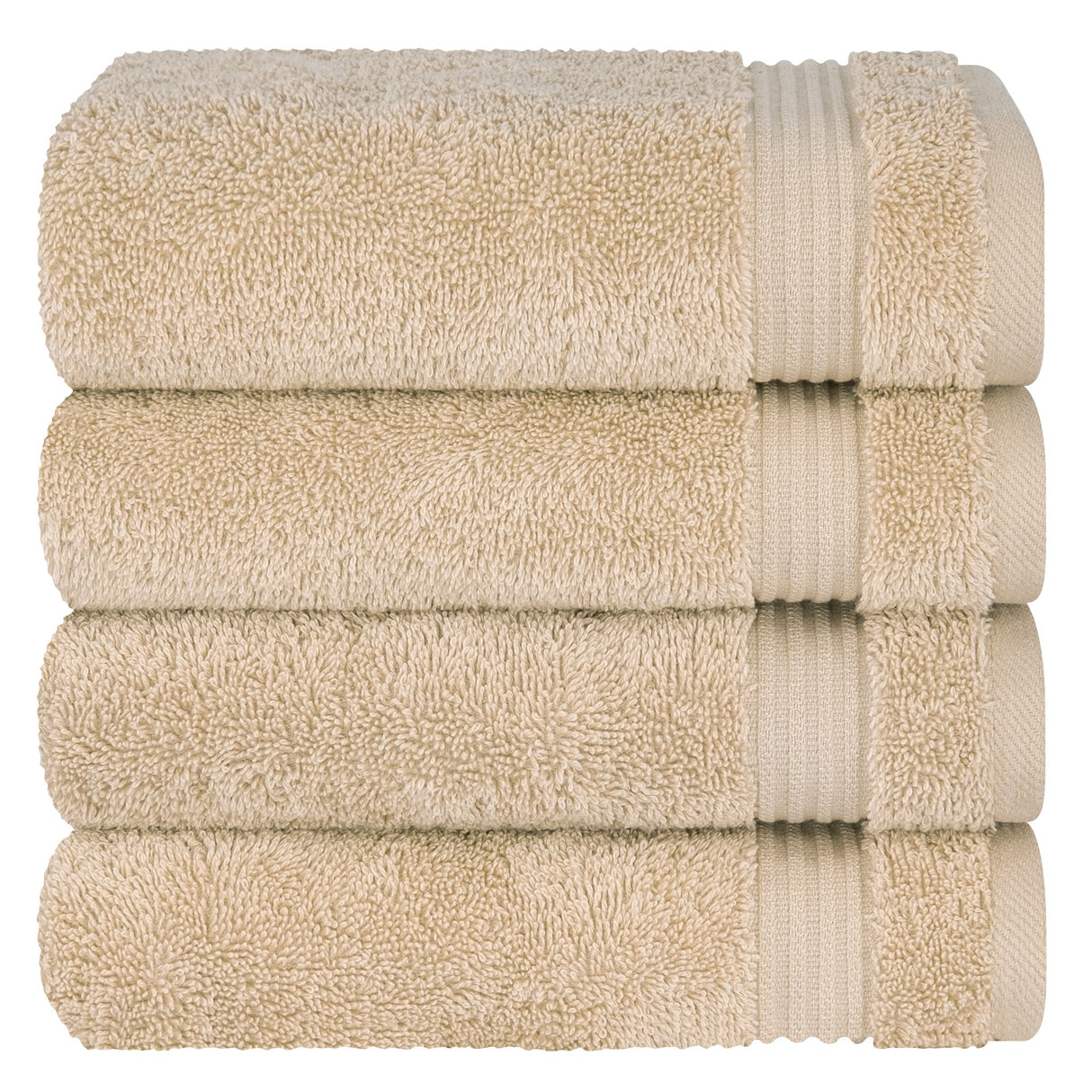 American Soft Linen Bekos 100% Cotton Turkish Towels, 4 Piece Hand Towel Set