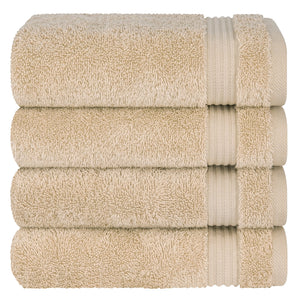 American Soft Linen Bekos 100% Cotton Turkish Towels, 4 Piece Hand Towel Set