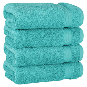 American Soft Linen Bekos 100% Cotton Turkish Towels, 4 Piece Hand Towel Set