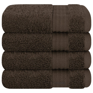 American Soft Linen Bekos 100% Cotton Turkish Towels, 4 Piece Washcloth Towel Set
