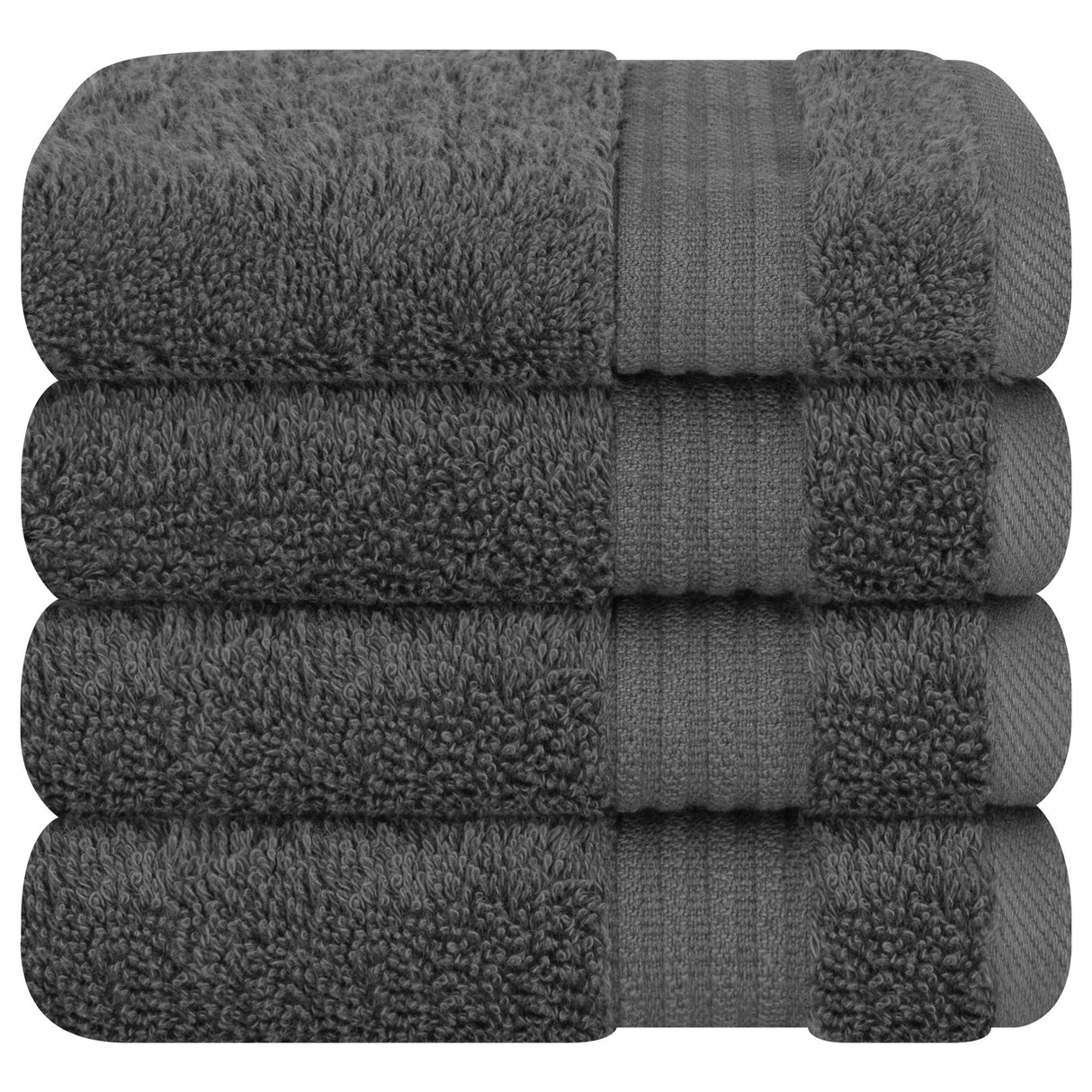 American Soft Linen Bekos 100% Cotton Turkish Towels, 4 Piece Washcloth Towel Set