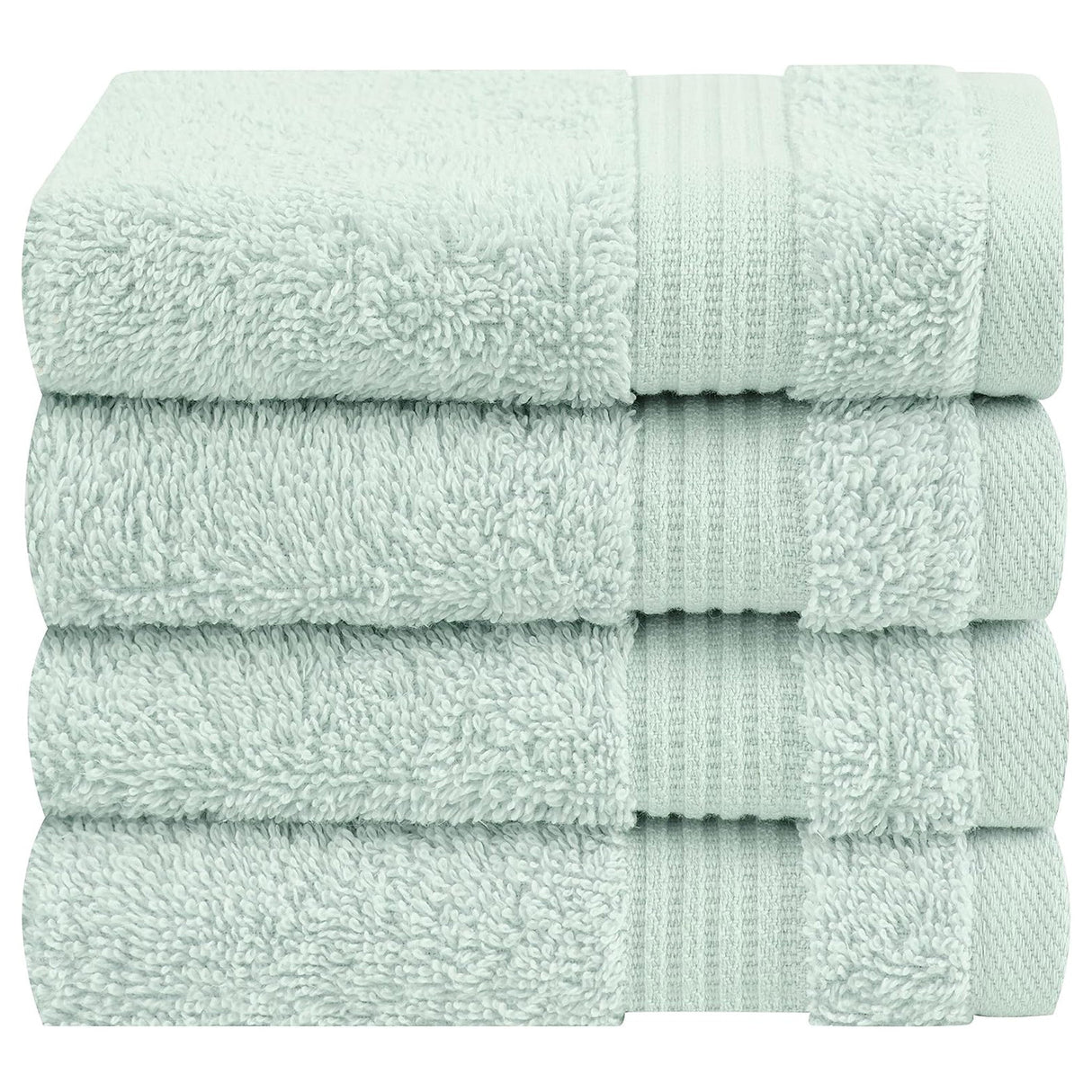 American Soft Linen Bekos 100% Cotton Turkish Towels, 4 Piece Washcloth Towel Set