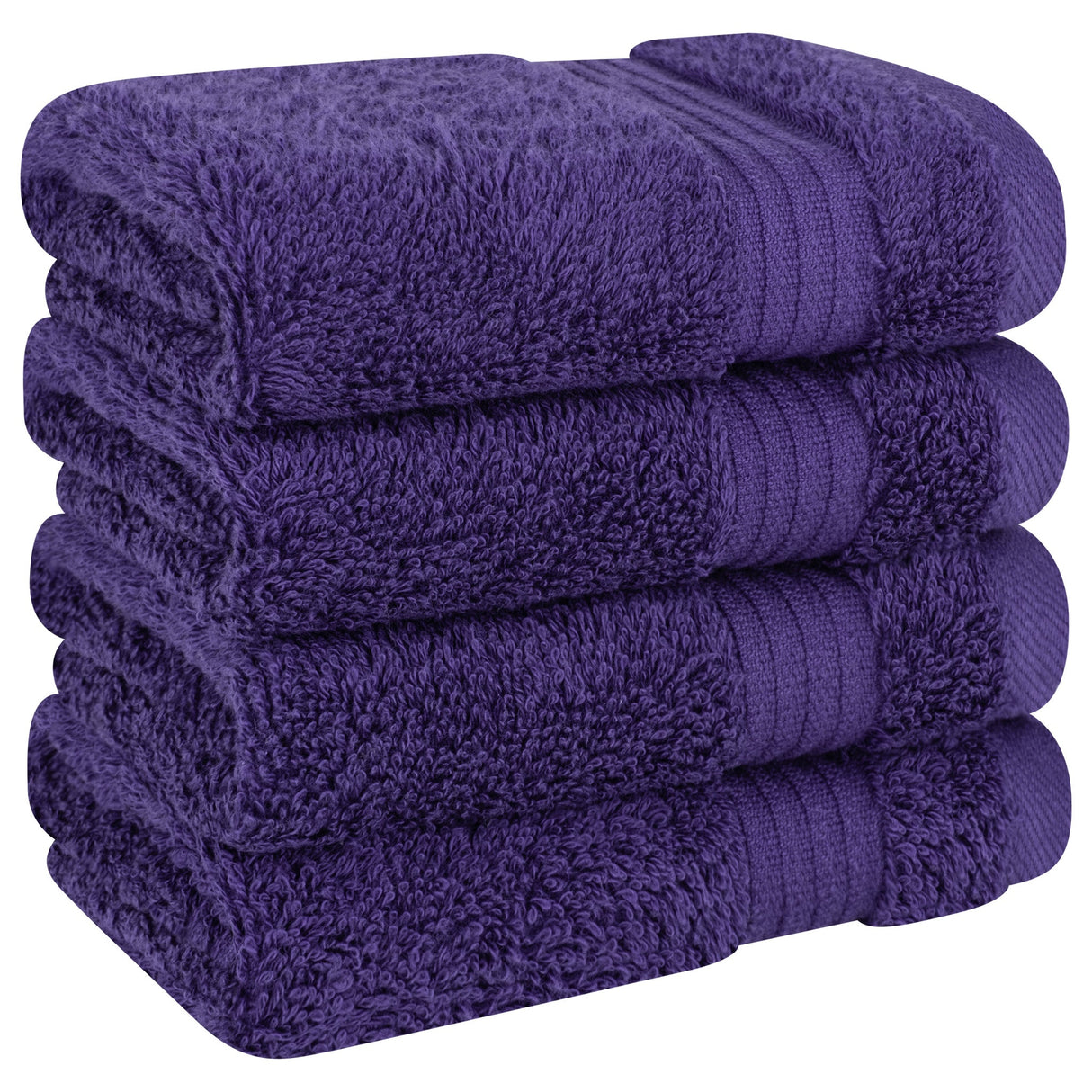 American Soft Linen Bekos 100% Cotton Turkish Towels, 4 Piece Washcloth Towel Set