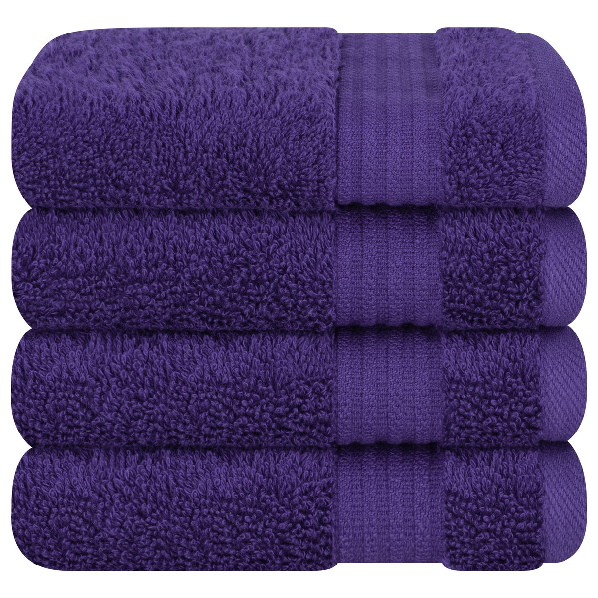 American Soft Linen Bekos 100% Cotton Turkish Towels, 4 Piece Washcloth Towel Set