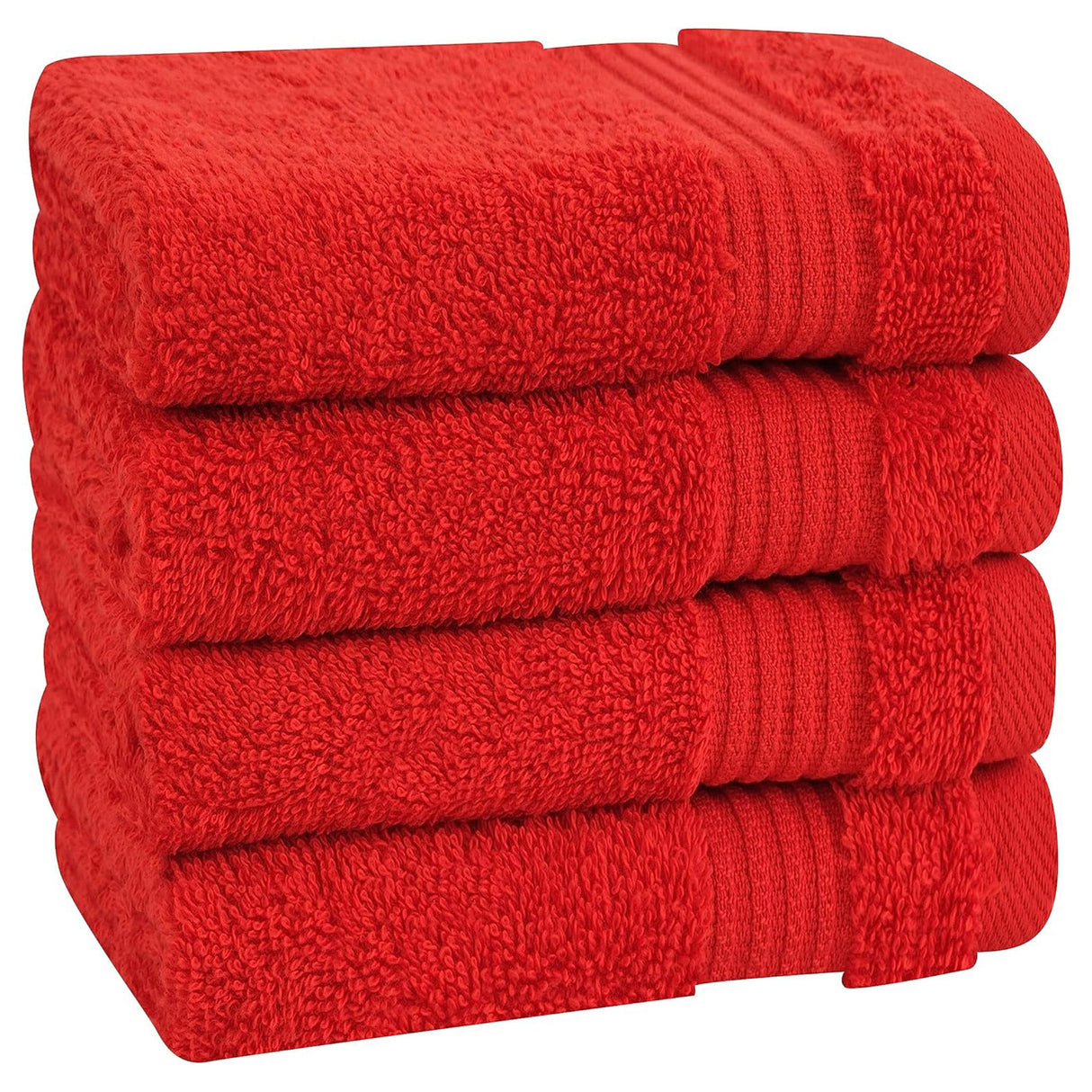 American Soft Linen Bekos 100% Cotton Turkish Towels, 4 Piece Washcloth Towel Set