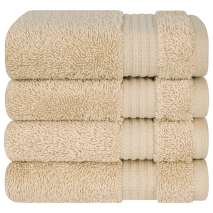 American Soft Linen Bekos 100% Cotton Turkish Towels, 4 Piece Washcloth Towel Set