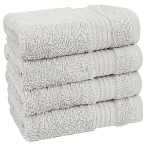 American Soft Linen Bekos 100% Cotton Turkish Towels, 4 Piece Washcloth Towel Set