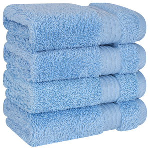 American Soft Linen Bekos 100% Cotton Turkish Towels, 4 Piece Washcloth Towel Set