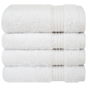 American Soft Linen Bekos 100% Cotton Turkish Towels, 4 Piece Washcloth Towel Set