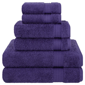 American Soft Linen Bekos 100% Cotton Turkish Towels 6 Piece Bath Towel Set with 18 Different Colors
