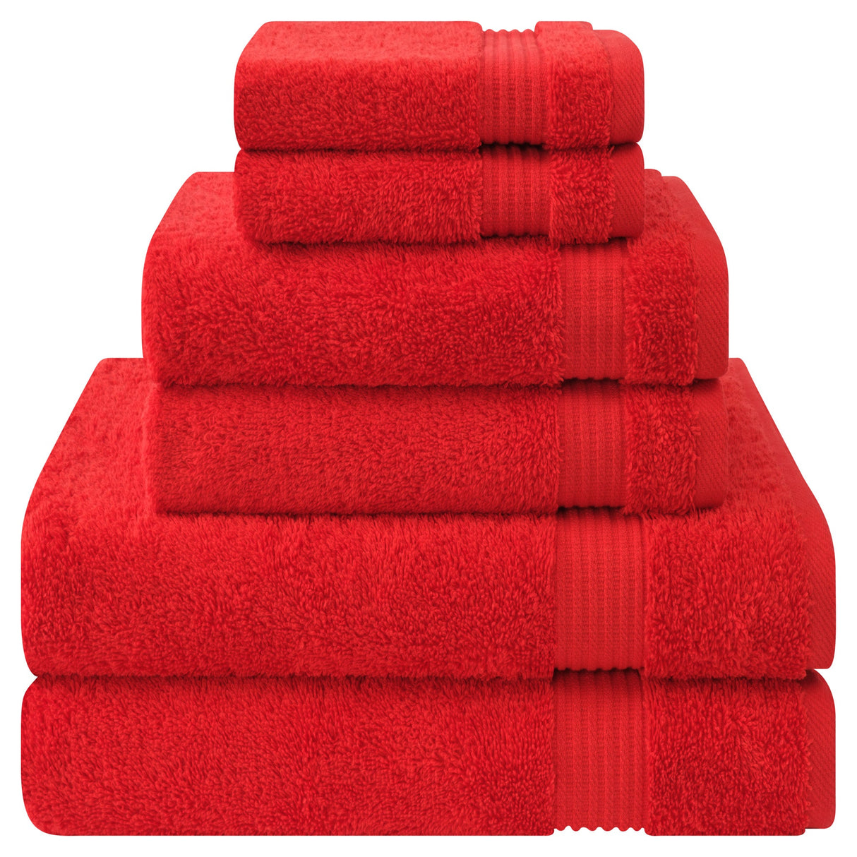 American Soft Linen Bekos 100% Cotton Turkish Towels 6 Piece Bath Towel Set with 18 Different Colors