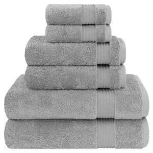 American Soft Linen Bekos 100% Cotton Turkish Towels 6 Piece Bath Towel Set with 18 Different Colors