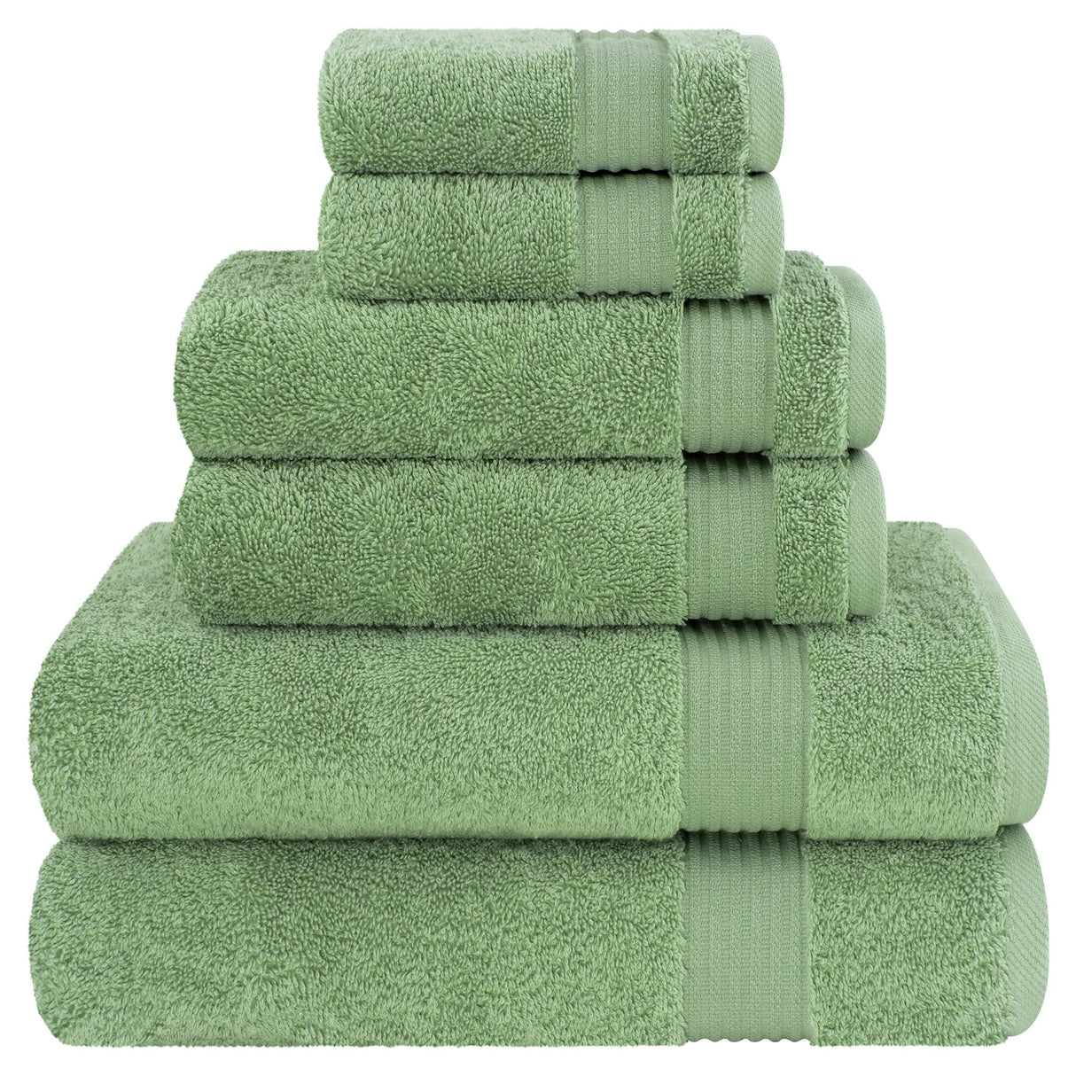 American Soft Linen Bekos 100% Cotton Turkish Towels 6 Piece Bath Towel Set with 18 Different Colors