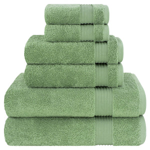 American Soft Linen Bekos 100% Cotton Turkish Towels 6 Piece Bath Towel Set with 18 Different Colors