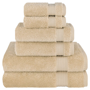 American Soft Linen Bekos 100% Cotton Turkish Towels 6 Piece Bath Towel Set with 18 Different Colors