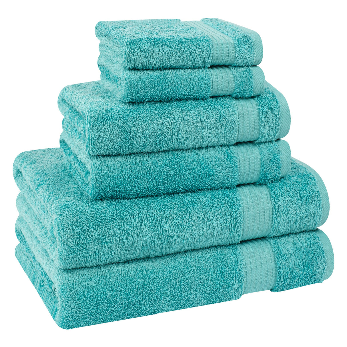 American Soft Linen Bekos 100% Cotton Turkish Towels 6 Piece Bath Towel Set with 18 Different Colors