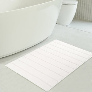 American Soft Linen Katiy Bath Rug – 21x34 Inches Non-Slip Premium Cotton Comfort - Bath Mats for Bathroom