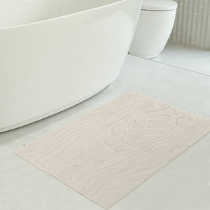 American Soft Linen Lovi Bath Rug – 21"x34" Premium Cotton, Non-Slip Design - Bath Mats for Bathroom