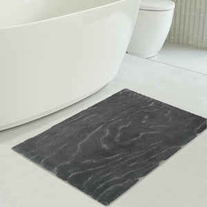 American Soft Linen Lovi Bath Rug – 21"x34" Premium Cotton, Non-Slip Design - Bath Mats for Bathroom