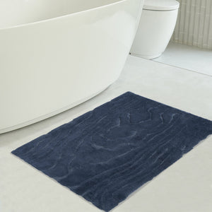American Soft Linen Lovi Bath Rug – 21"x34" Premium Cotton, Non-Slip Design - Bath Mats for Bathroom