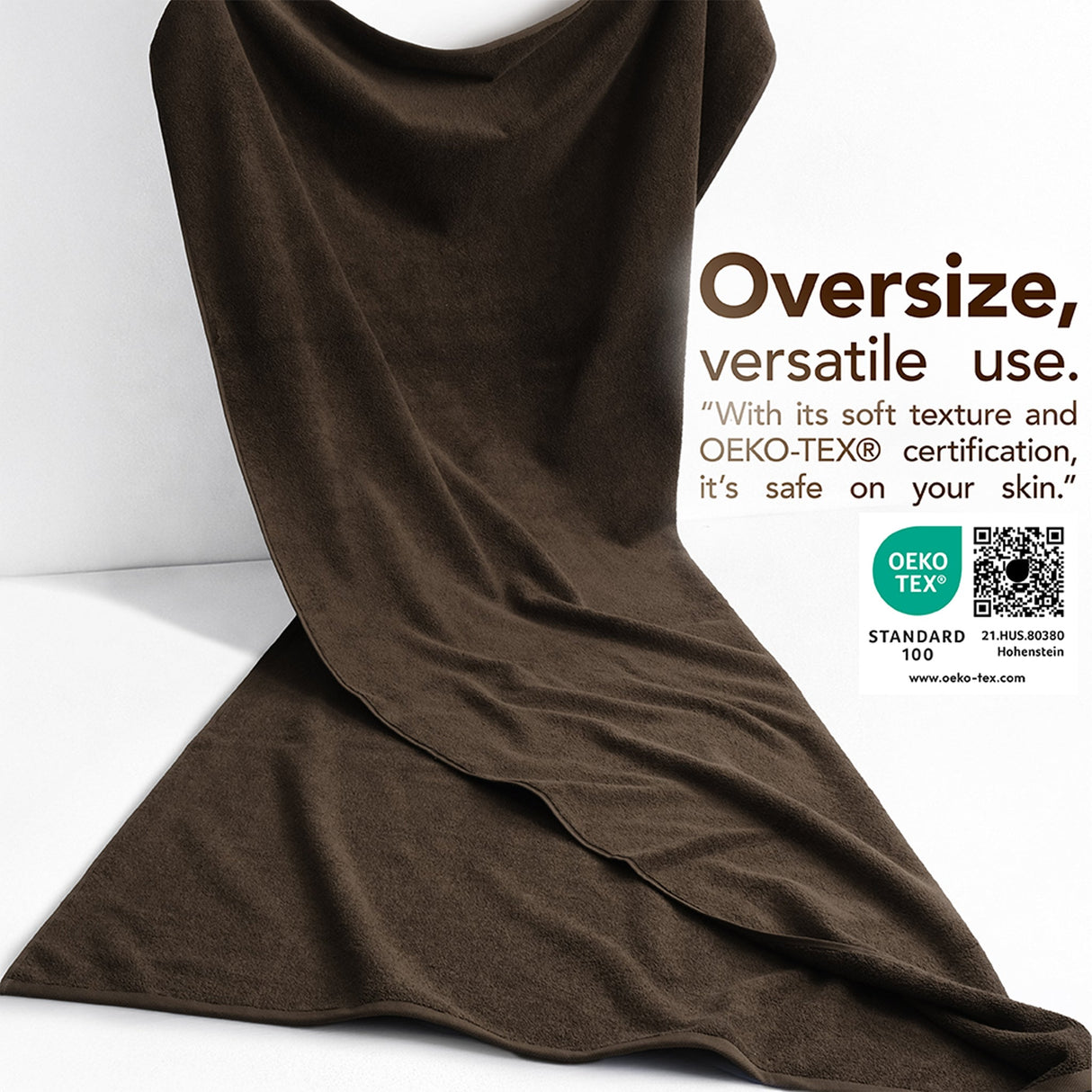 40x80 Inch Premium Bath Sheet OVERSIZED 100% Ring Spun Cotton, Luxury, Maximum Softness, Extra Large Bath Towel