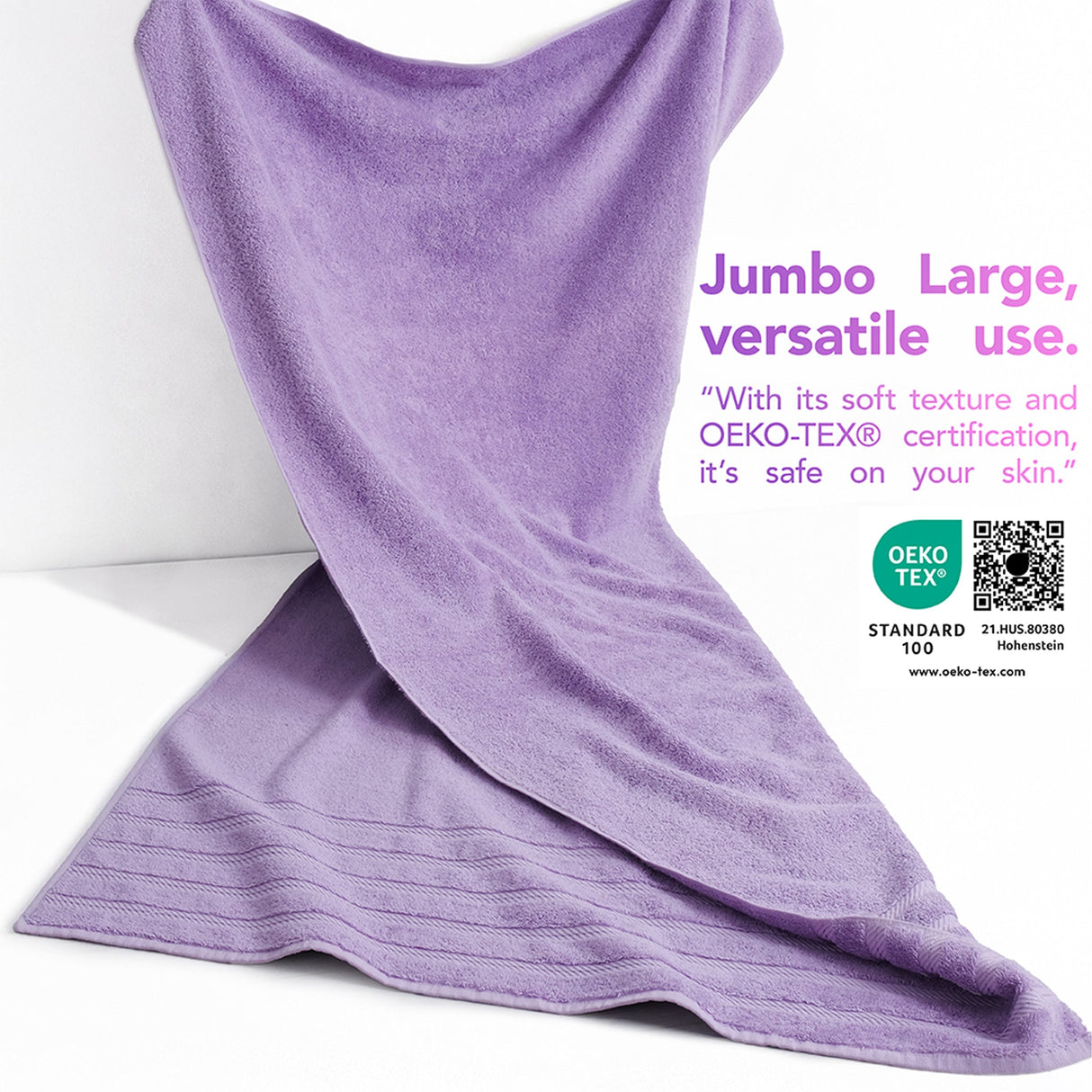 35x70 Inch Premium Bath Sheet JUMBO 100% Cotton Turkish Towels, Extremely Soft, Luxury,  Extra Large Bath Towel (BEST CHOICE)