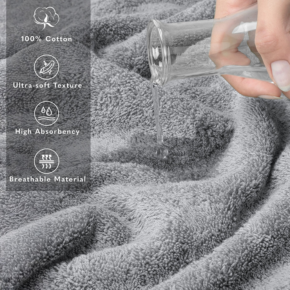 35x70 Inch Premium Bath Sheet JUMBO 100% Cotton Turkish Towels, Extremely Soft, Luxury,  Extra Large Bath Towel (BEST CHOICE)