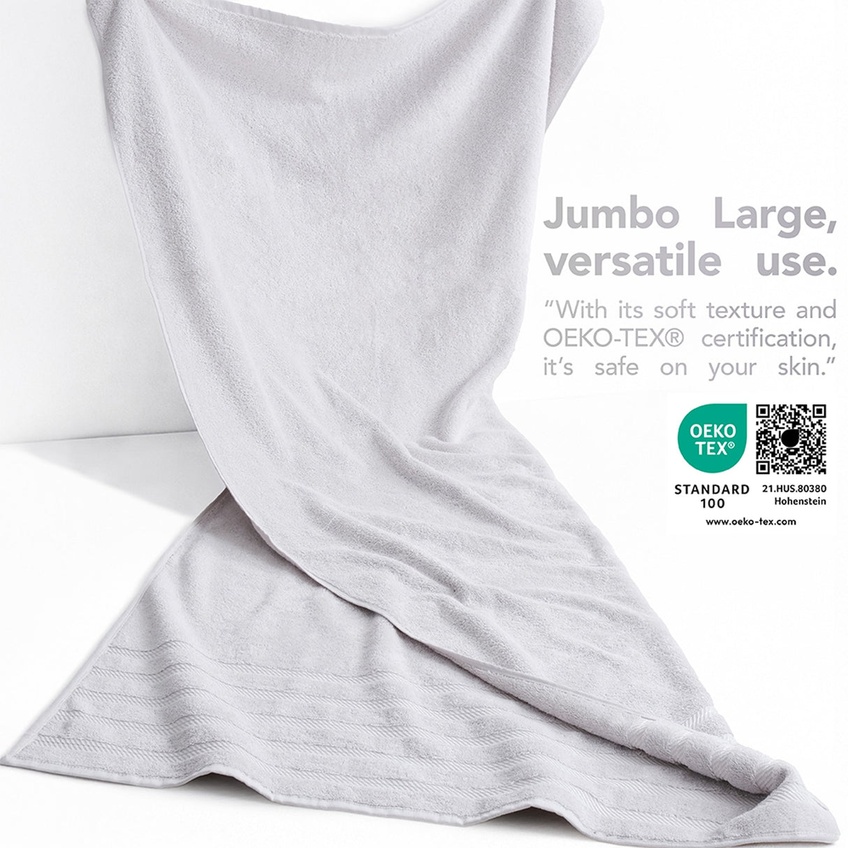 35x70 Inch Premium Bath Sheet JUMBO 100% Cotton Turkish Towels, Extremely Soft, Luxury,  Extra Large Bath Towel (BEST CHOICE)