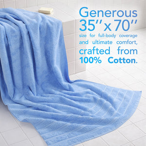 35x70 Inch Premium Bath Sheet JUMBO 100% Cotton Turkish Towels, Extremely Soft, Luxury,  Extra Large Bath Towel (BEST CHOICE)