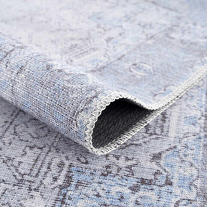 Boutique Rugs Ice Blue Flat Pile Washable Rug - view 9