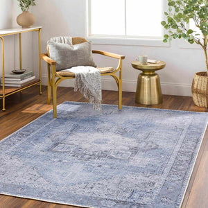 Boutique Rugs Ice Blue Flat Pile Washable Rug - view 3