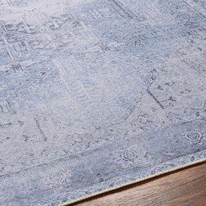 Boutique Rugs Ice Blue Flat Pile Washable Rug - view 15