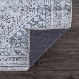 Boutique Rugs Barny Gray Denim Washable Rug - view 8