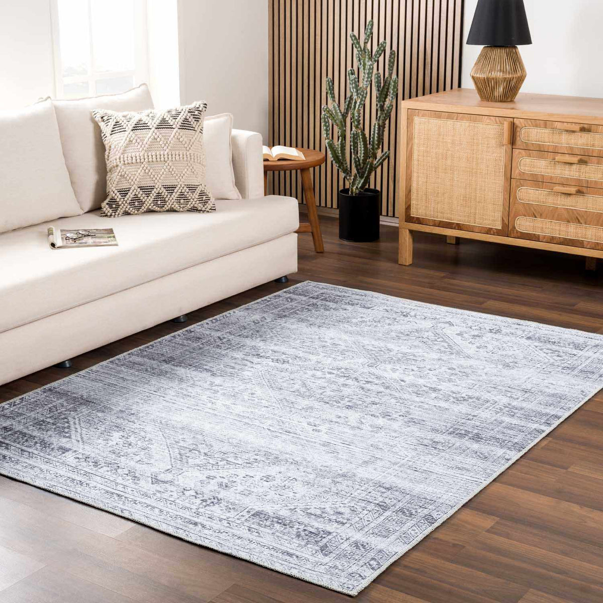 Boutique Rugs Barny Gray Blue Washable Rug - view 12