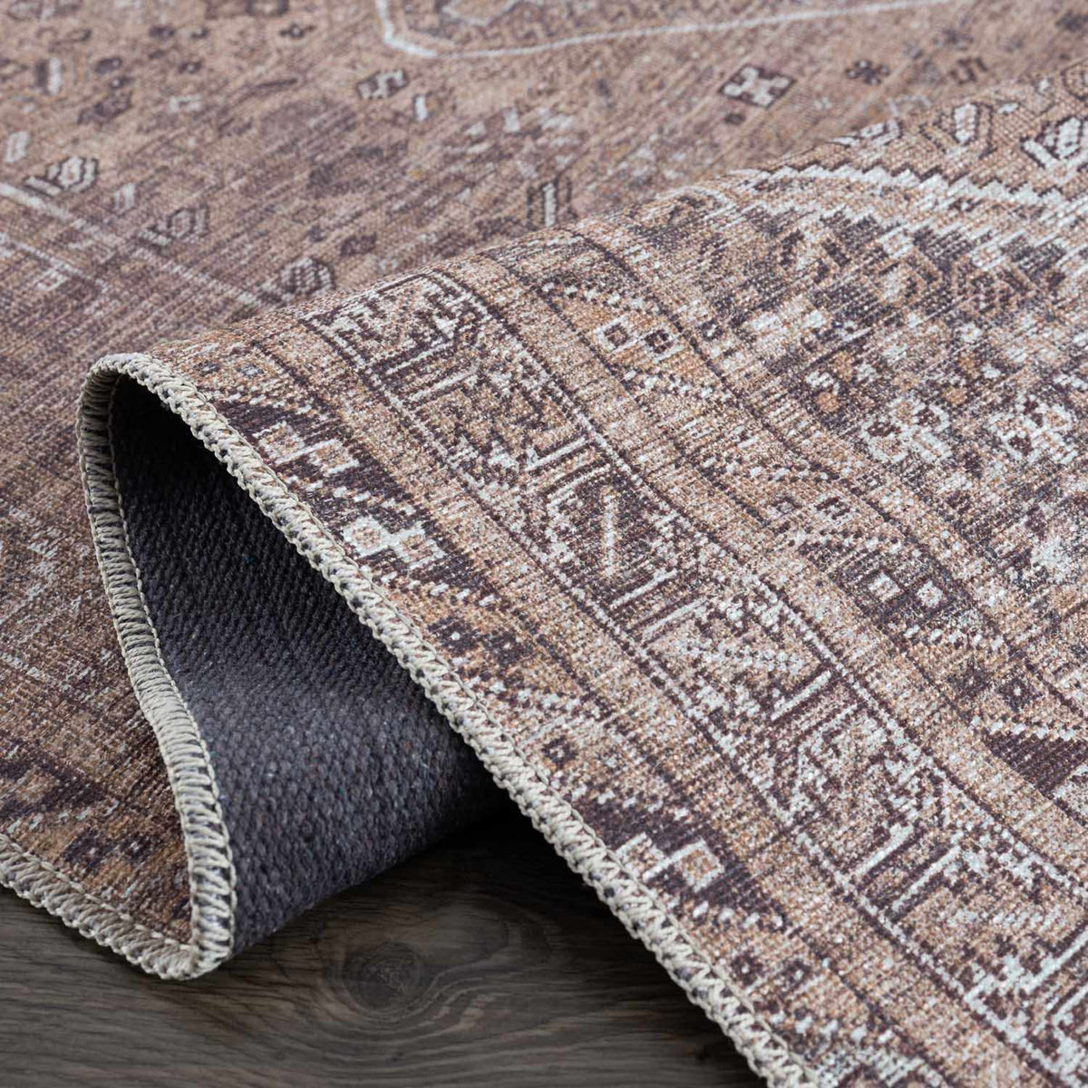 Boutique Rugs Barny Brown Flat Pile Washable Rug - view 13