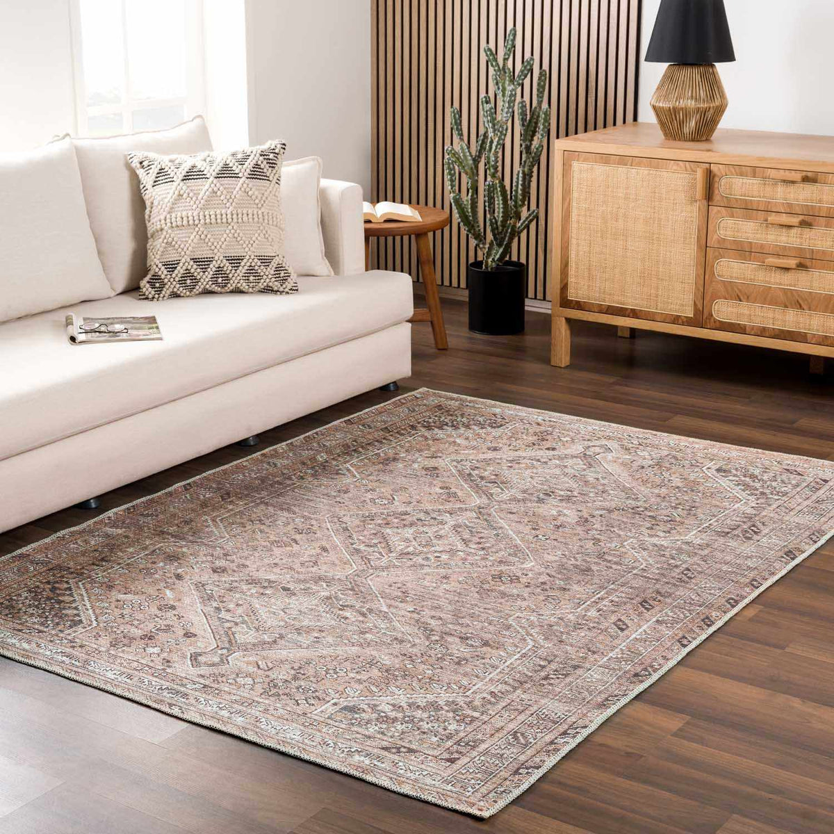 Boutique Rugs Barny Brown Flat Pile Washable Rug - view 3