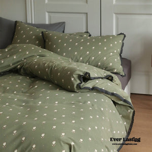 Ever Lasting Anaya Rose French Vintage Bedding Set / Black + Brown - view 8