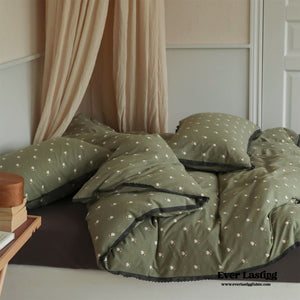 Anaya Rose French Vintage Bedding Set Black + Brown