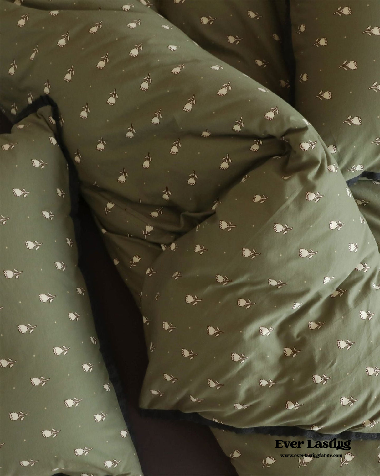 Anaya Rose French Vintage Bedding Set / Black + Brown