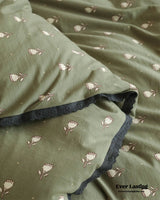 Anaya Rose French Vintage Bedding Set / Black + Brown