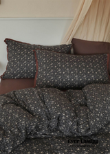 Anaya Rose French Vintage Bedding Set / Green + Brown