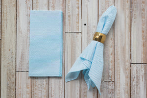 Seersucker Everyday Napkins, Set of Four
