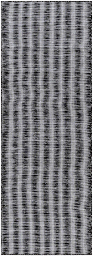 Aroona Black&Taupe Striped Flatweave Carpet - Clearance