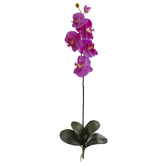Nearly Natural 40” Large Orchid Phalaenopsis Artificial Flower (Set of 3)