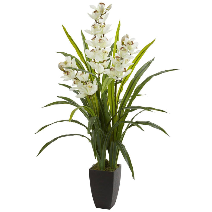 Nearly Natural 45” Cymbidium Orchid Artificial Plant