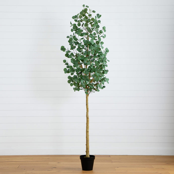 Nearly Natural 8’ Artificial Eucalyptus Tree