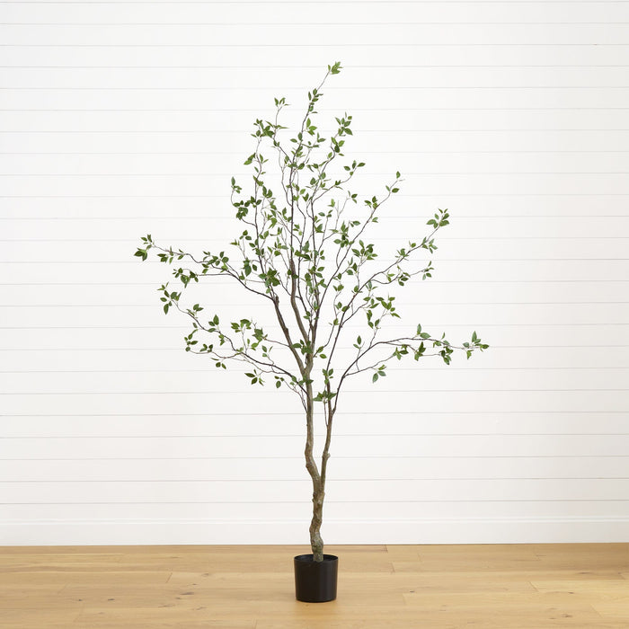 Nearly Natural 8' Minimalist Citrus Artificial Tree