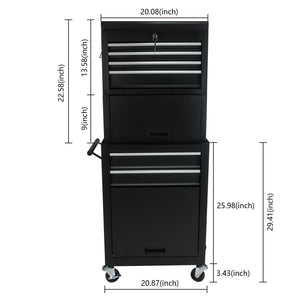 ARTMAN 6 Drawer Lockable Tool Cabinet with Detachable Toolbox - view 4